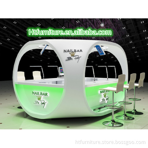 Made In China Mall Fashionable Nail Bar kiosk